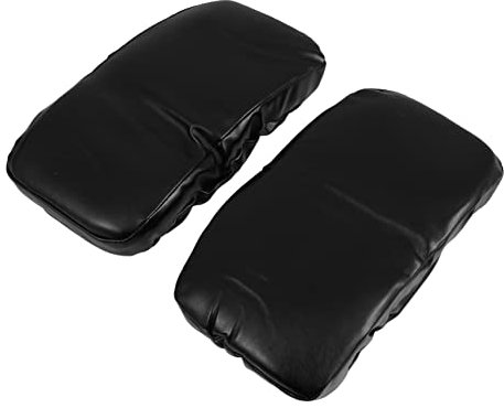 EXCEART Armlehnenpolster Ergonomisch 2 Stück Memory Foam Armlehne Kissen Für Büro Und Gaming Stühle Pu Leder Ellenbogenstütze Für Komfort