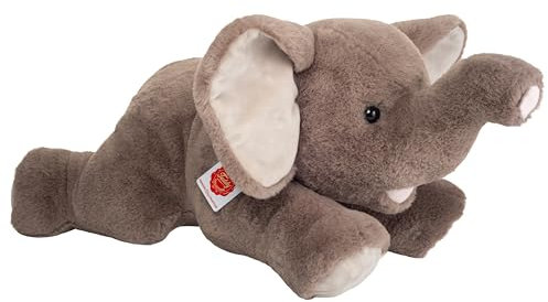 Teddy Hermann 90744 Elefant liegend 55 cm, Kuscheltier