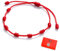 Barkat Bracelet 7 nœuds rouge original contre le mauvais œil et protection contre le mauvais œil fabriqué à la main, amulette en fil pour homme, femme, couple et amitié, accessoire porte-bonheur Kabba