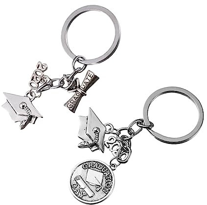 PACKOVE 2 Stück 2020 Schlüsselanhänger House Decoration Abschlussgeschenkidee Schlüsselringe schöne Geschenke Schlüsselbund kreativer Schlüsselhalter Europäisch und amerikanisch Abzeichen