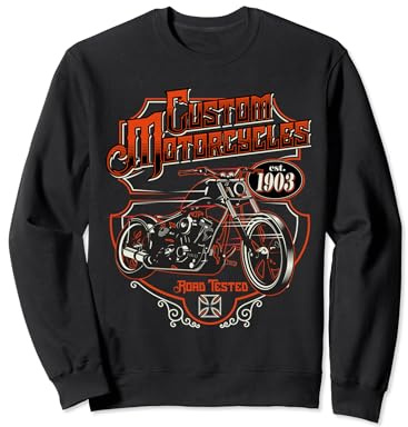 Custom Motorcycles | Chopper Biker Motorcycle Sweatshirt
