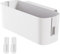 Cestas de Almacenamiento Cama Colgando, Colgador de Mesilla de Noche, Organizador de Cama Colgante con Ganchos, Resistente Soporte de Mmesilla de Noche, para la Familia, el Hogar, la Oficina, Blanco