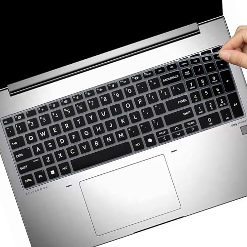 Copertura per tastiera per HP EliteBook 660 G11 16 e HP EliteBook 660 16 Laptop 2024 Accessori Copertura protettiva per tastiera layout US - Nero