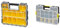 Stanley 1-97-519 Organisateur de Rangement Gamme FatMax - Etanche - Polycarbonate Incassable & Stanley 1-94-745 Organiseur Sort master 17 Compartiments - 8 Intercalaire mobile