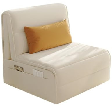Schlafsofa, Umwandelbares Schlafsofa, modernes Liege-Gästebett, elektrisch ausziehbares Schlafsofa mit Stauraum, zusammenklappbares Schlafsofa for Wohnzimmer, Apartment, Büro , Schlafstuhl für Erwachs