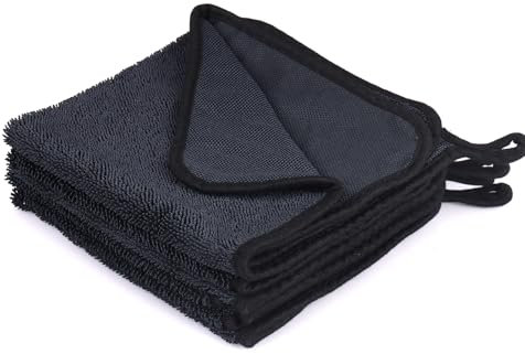 Guvixumi 4 Stück Fast Dry Trockentuch, 40x40cm Mikrofasertuch Für Dusche, Auto, Küche, Fitness & Bad – Schnelltrocknendes Duschkabinen Tuch, Shiny Bath Reinigungstuch
