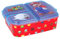 CARTOON Portamerenda multiscomparto Super Mario in plastica riutilizzabile contenitore per il pranzo tre scomparti scuola tempo libero