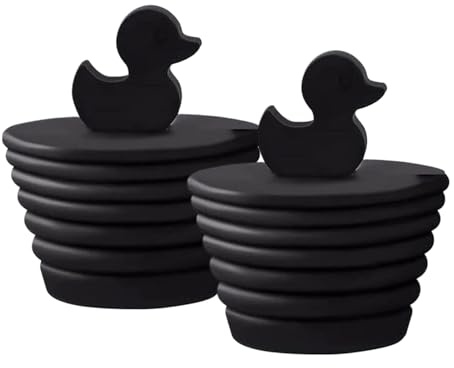 Waschbeckenstöpsel – Cartoon-Enten-Abflussstopfen, Silikon-Badewannenstopfen, lustiger Entenförmiger Küchenspüle, universeller Abflussblocker, niedlicher wiederverwendbarer Stöpsel für Dusche