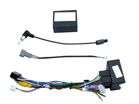 Cadre Façade Cache-Radio Façade d'autoradio 10 Pouces 2DIN avec Faisceau de câbles d'alimentation et Adaptateur CANbus Compatible Citroën C5 2007-2019