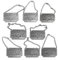 Decanter Tags - Liquor Decanter Labels (Set of 8, Silver) Liquor Tags: Whiskey, Bourbon, Scotch, Gin, Rum, Vodka, Tequila & Brandy - Liquor Bottle / Carafe Labels, Alcohol Name Tags for Bottles