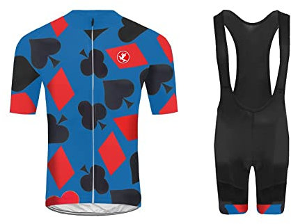 UGLY FROG Kurzarm/Langarm Komplettes Set 2021 Herren Radtrikot Set Fahrrad Trikot Langarm/Kurzarm +Bib Kurze Hosen/Lange Hosen Radhose mit Sitzpolster Frühling, Sommer und Herbst
