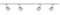 Paulmann 968.99 URail Set Blossom Rauch Chrom matt ohne Leuchtmittel max. 4x10W G10