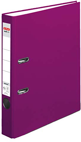 Herlitz Ordner maX.file protect A4 (5 cm mit Einsteckrückenschild) (beere | 5er Pack)
