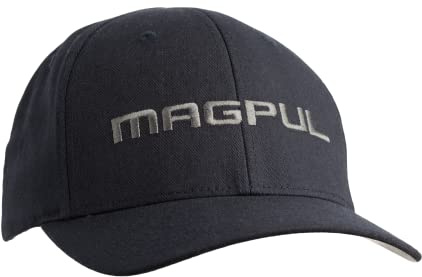 Magpul Unisex Wordmark Mütze mit Stretch-Passform, Marineblau, Navy, S/M