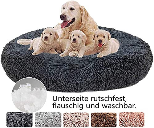 Hundebett Grosse Hunde, Flauschige Hundekissen, Premium Orthopädisches Haustierbett, kuschelige flocke Hundesofa, Hundekörbchen waschbar für mittel und große Hunde