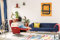 Scandico TV-Sessel Sessel Bosse / Drehbarer Relax-Sessel mit 2-motorischer Rücken- und Fußteil-Verstellung / Herz-Waage-Position / 74 x 107 x 90 / Leder Rot