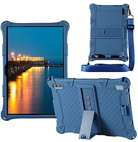 LEHEE Coque pour AUZMAI Mate8 Tablet 10.1'', Supporter Silicone Enfants Housse de Protection Poids Léger Stand Coque Cover pour AUZMAI Mate8 Tablet 10.1'', Bleu