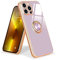 Urarssa for iPhone 13 Pro Max Case Magnetic Ring Holder 360 Degree with Rotation Finger Car Holder Shockproof Case Cover for iPhone 13 Pro Max 6.7-inch, Purple