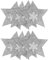 ABOOFAN 8 PCS Christmas Cutlery Holders, Silverware Forks Tableware Decoration Christmas Cutlery Set Xmas Table Decoration
