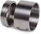 Cosch Edelstahl Adapter Wandanschluss Easy für Rundrohr Edelstahl V2A (AISI 304) geschliffen K240 Ø 26,9 mm