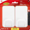 Command 17011-2ES Hooks, X-Large, White, 2 Count