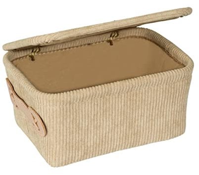WENKO Badkorb mit Deckel Mod. Anela, beige