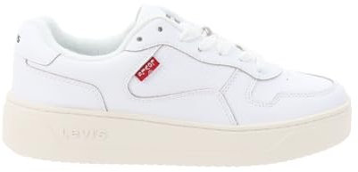 LEVI'S Damen Sneakers, White, 36 EU