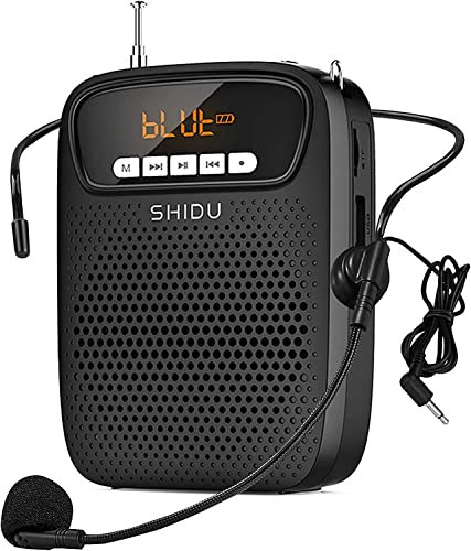 Amplificateur de voix Bluetooth avec microphone, 2500 mAh, rechargeable, amplificateur de voix portable pour enseignants, réunion, yoga, fitness, salle de classe, guide touristique, etc