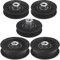 Ohoho AM121970 AM121967 AM121968 Spannrollen-Set, kompatibel mit Jo-hn Deere Z 235 255 LT 133 150 160 LTR D170 STX30 LTR155 LTR166 LTR180 Rasentraktoren, mit Getriebe Antriebsriemen