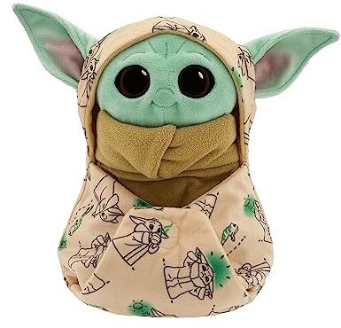 Disney Store Offizielles Star Wars Grogu Kostüm, 25,4 cm – Kinderkostüm aus der Mandalorian-Serie, Baby-Edition, weiches und kuscheliges Spielzeug für Fans und Kinder