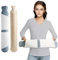 Homealexa Long Hot Water Bottle with Hand Pocket Cover, 2L Large Rubber Hot Water Bottles with Zipper Cover Easy Take on/Off, Extra Big Wearable Hot Water Bag for Relief Pain Waist Neck