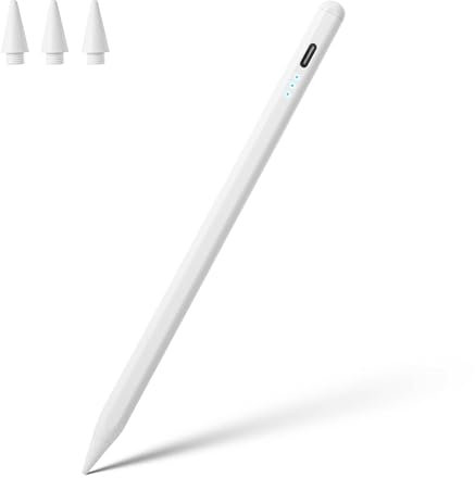 Stylet pour iPad 10e, 9e, 8e, 7e, 6e génération, iPad Pro 12,9 11, iPad Air 5e, 4e, 3e génération, iPad mini 6, 5, pour Apple Pencil 1ère et 2e génération, alternative à iPencil Lapiz Palm Rejection