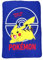 CARTOON Plaid enfant P1kachu pour Pokemon couverture 100 % polyester 100 x 140 cm