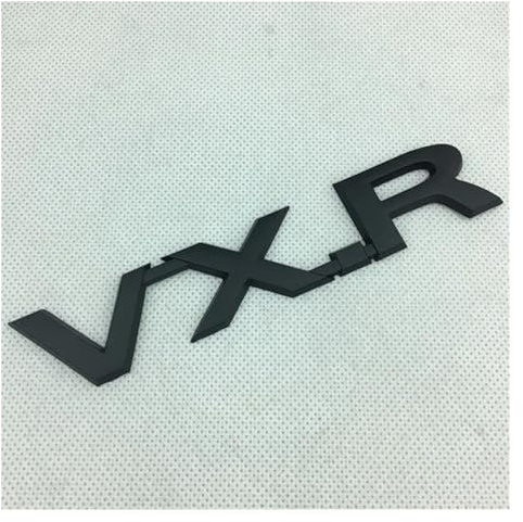 zlj6688 3D ABS VXR 5.7 Auto Heck Kofferraum Emblem Abzeichen Aufkleber Aufkleber Autozubehör Kompatibel mit Cruiser Außenmodifikation (Color : VXR Black)