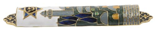 MUCKLILY Türpfostenrolle Segne Dieses, Mesusa aus religiöses Vintage- religiöse Torpfosten-Mesusa Mesusa europäischer Kunsthandwerk Israel Metall schmücken