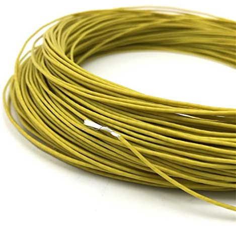 WUDOLI Schutzkabel Niederspannungs-Warmdraht for elektrische Heimwerker-Autoheizung, Sitzdecke, 5 V, 12 V, 24 V, 36 V, 48 V, Fluorkunststoff-Heizkabel Erdungskabel (Size : 4 Meters, Color : 5 Ohm)