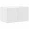 vidaXL Wall Cabinet - White, Engineered Wood, 70x42.5x40 cm - Ample Storage, Space Saving, Versatile Use - Ideal for Living Room, Bedroom, Garage