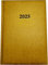 ADINA Wochenkalender A5+ 24x16cm 1 Woche auf 2 Seiten cremefarbenes 80g Papier (2025 gold-metallic)
