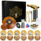 Cocktail Smoker Kit mit Taschenlampe - Old Fashioned Smoker Kit - 6 Geschmacksrichtungen Holzspäne - Bourbon Smoker Kit, Whiskey Stones Drink Smoker Kit, Geburtstag Bourbon Geschenke für Männer,