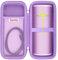 Supmay Megaboom 4/Megaboom 3 Hartschalen-Tragetasche für Ultimate Ears Tragbarer, wasserdichter Bluetooth-Lautsprecher, kabelloser tragbarer Lautsprecher-Schutzhülle mit Netztasche für Ladekabel, Lila