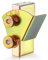 Feekoon Knife Sharpening Angle Guide, Adjustable Angle Guide for 1 x 30 Belt Sander, Knife Sharpening Jig Sharp Universal Knife Angle Guide, Sharpen Exact angles from 10 to 45(1 Pcs,Away from Belt)