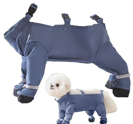 Stivali per cani impermeabili con bretelle, Scarpe per cani antiscivolo, Leggings per cani impermeabili autunnali, Stivaletti per cani regolabili, Stivaletti per cani con bretelle, Stivaletti per cani