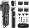 HIENA Professionelle Haarschneidemaschine für Männer, Schnurlose wiederaufladbare Haarschneidemaschine und Trimmer Set, Haarschneider Set für Friseure mit LED Display, Geschenke für Männer