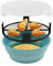 Guniata Batter Bowl Easy to Clean Shaker Bowl Versatile Breading Shaker Container Portable Silicone Bowl Shaker Space Saving Breading Shaker Bowl for Fried Fish Fried Chicken