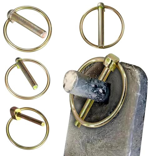 Lynch Heavy Duty Federstift-Sortiment, runde Verbindungsstifte für Traktoren, LKWs, Rasenmäher, 8 Stück