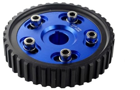 Poulie-tendeur Kit galet enrouleur Poulie De Distribution Réglable En Alliage Pour Moteur HONDA SOHC D15/D16 Série D, 1 Pièce, LZ6542(Blue)
