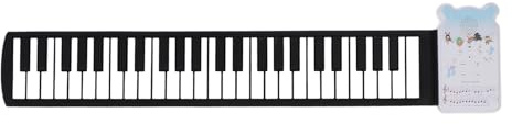 Dpofirs Rollen Sie die Klavier -Tastatur, Fähigkeitenentwicklung Silikon Eingeschlossen 8 Töne Elektronisch Rollendes Klavier mit Lautsprechern für Innenräume Im Freien