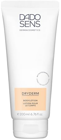 DADO SENS DRYDERM Bodylotion 200 ml Für trockene & sehr trockene Haut | Intensive Feuchtigkeitspflege, Glättet Raue & Trockene Haut, Bringt Haut ins Gleichgewicht, Geschmeidigkeit & Elastizität