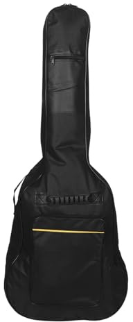 Alasum Padded Guitar Gig Bag with Adjustable Strap Nylon Case for Acoustic Electric Bass Mandolin Thick Sponge Protection Versatile Carrying for Multiple Instruments