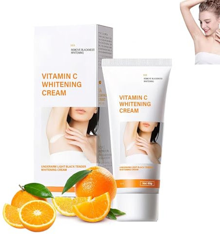 Crema Sbiancante per il Corpo,Crema Ascellare, per Corpo, Ascelle, Ginocchia, Gambe e Interno Coscia, Crema Schiarente Anale, Non Grassa